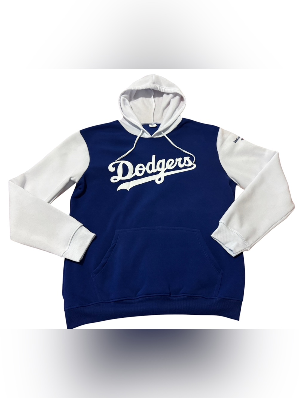 Dodgers Navy & White Pullover Hoodie Size:XL